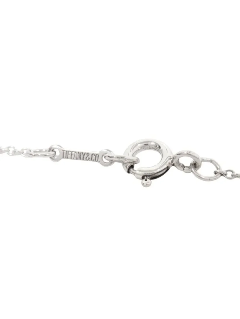 Tiffany & Co Polished Teardrop Necklace Silver